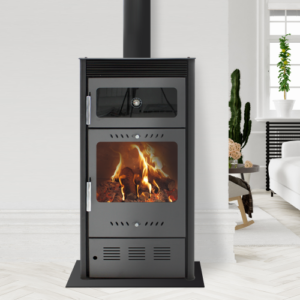 Poêle à bois avec four MODERNA Horno Luxe 10 kW Gris